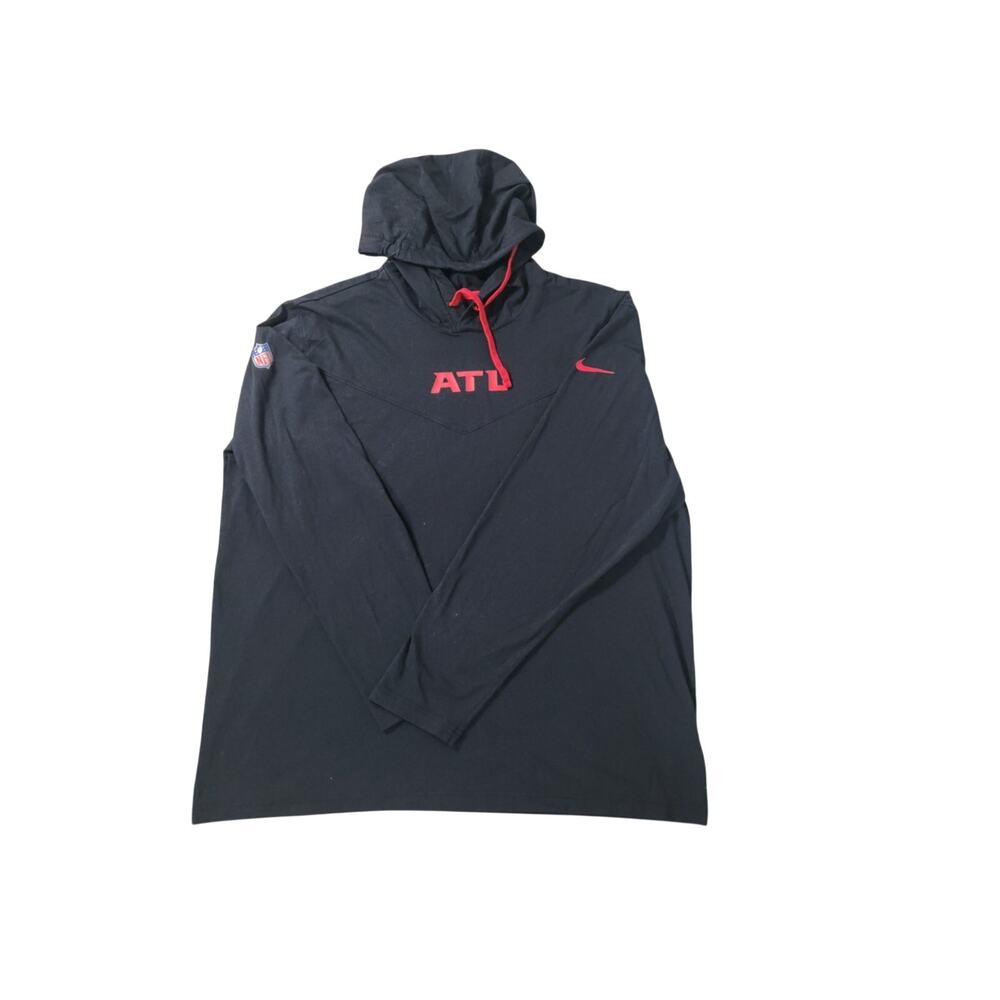 Nike On-Field Therma-Fit Atlanta Falcons Sweatshirt Hoodie NFL Black Men's XL